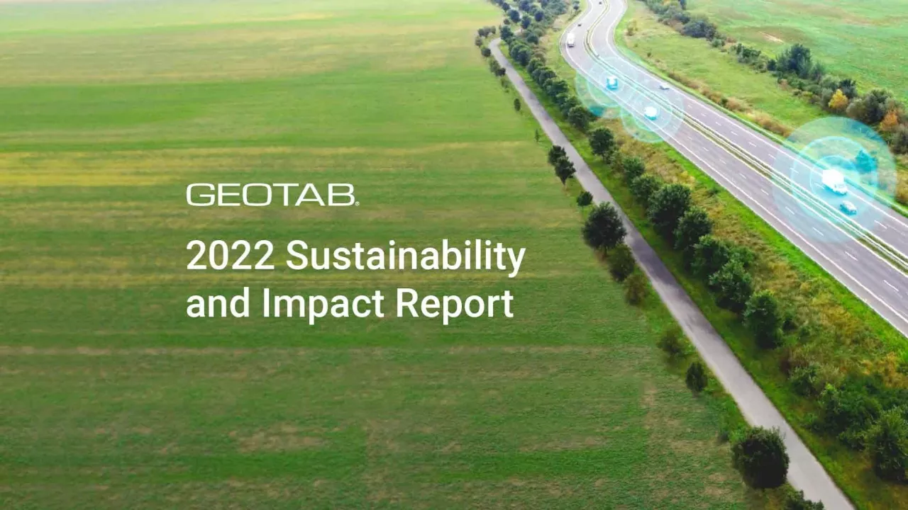 Geotab 2022 Sustainability and Impact Report (CNW Group/Geotab Inc.) img#1