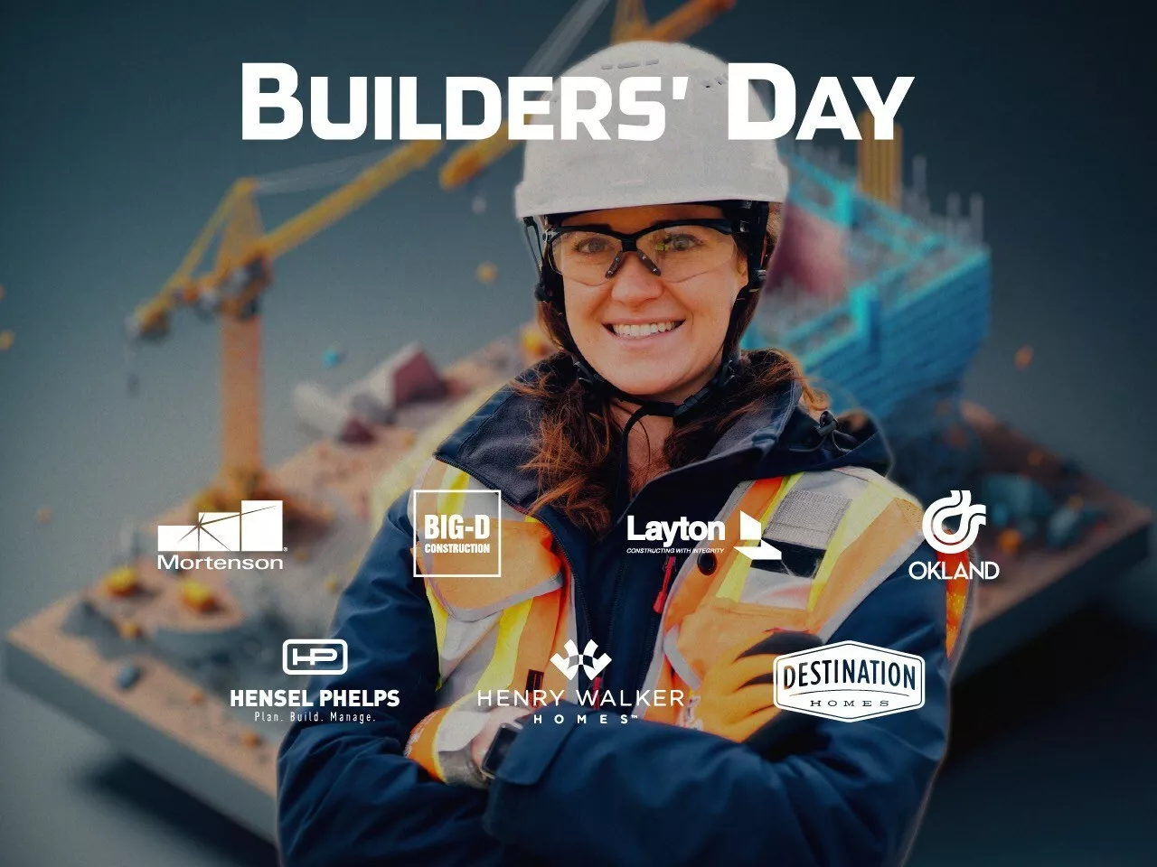 Utah's inaugural Builder's Day, taking place on April 12 at Salt Lake Community College's (SLCC) Taylorsville Redwood campus, is presented by members of state's largest and most impactful construction firms, including Mortenson, Big-D Companies, Layton Construction, Hensel Phelps, Destination Homes, Okland Construction, and Henry Walker Homes. img#1