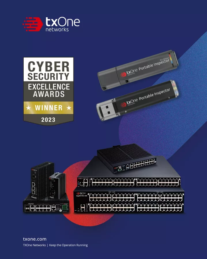 TXOne Networks Captures 2023 Cybersecurity Excellence Awards in Network Security, ICS/SCADA and Security Investigation img#1