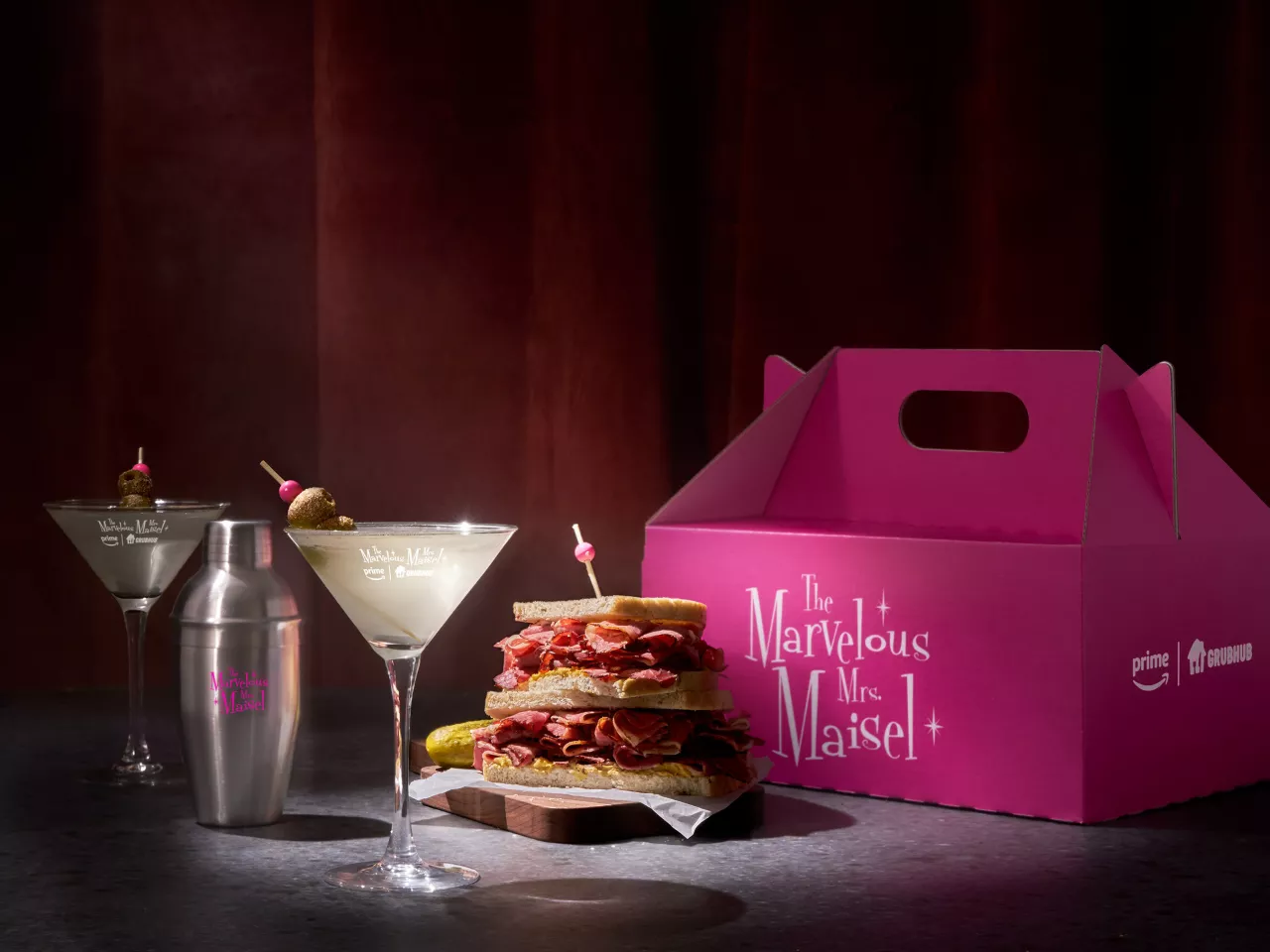 The Maisel Tov Martini will be available only on Grubhub to Manhattan diners in celebration of the season 5 premiere of The Marvelous Mrs. Maisel img#1