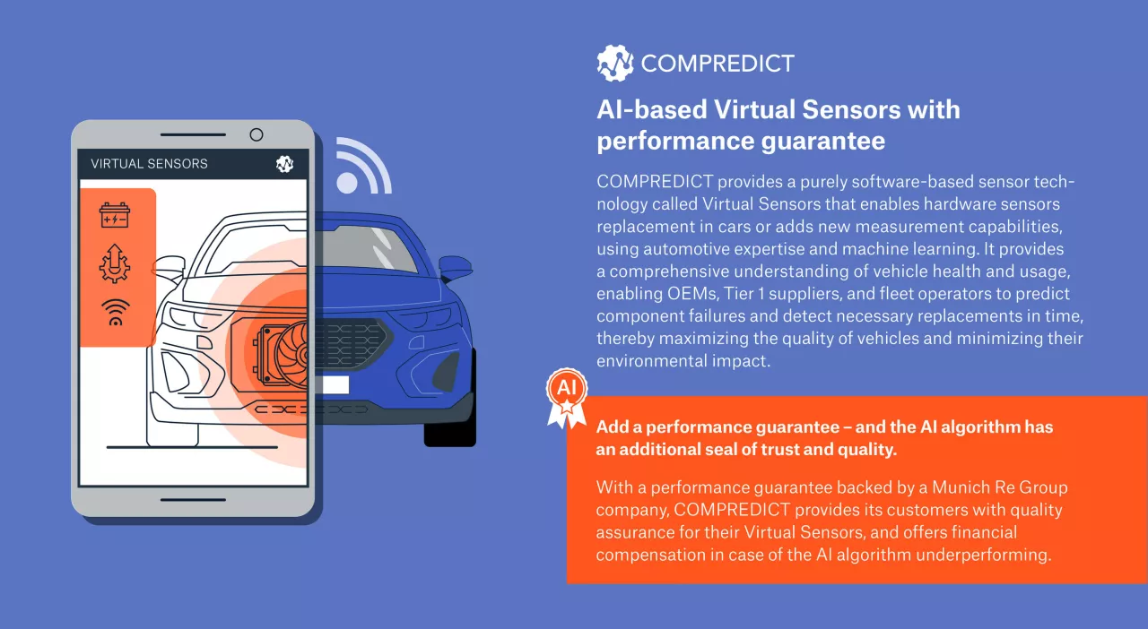 COMPREDICT Announces Performance Guarantee on AI-Based Virtual Sensors for In-Vehicle Data