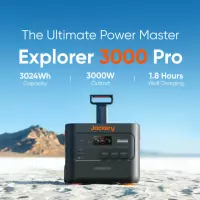 New Explorer 3000 Pro available from April 20th: Jackery's most powerful power station with 3000 watts comes with reduced weight