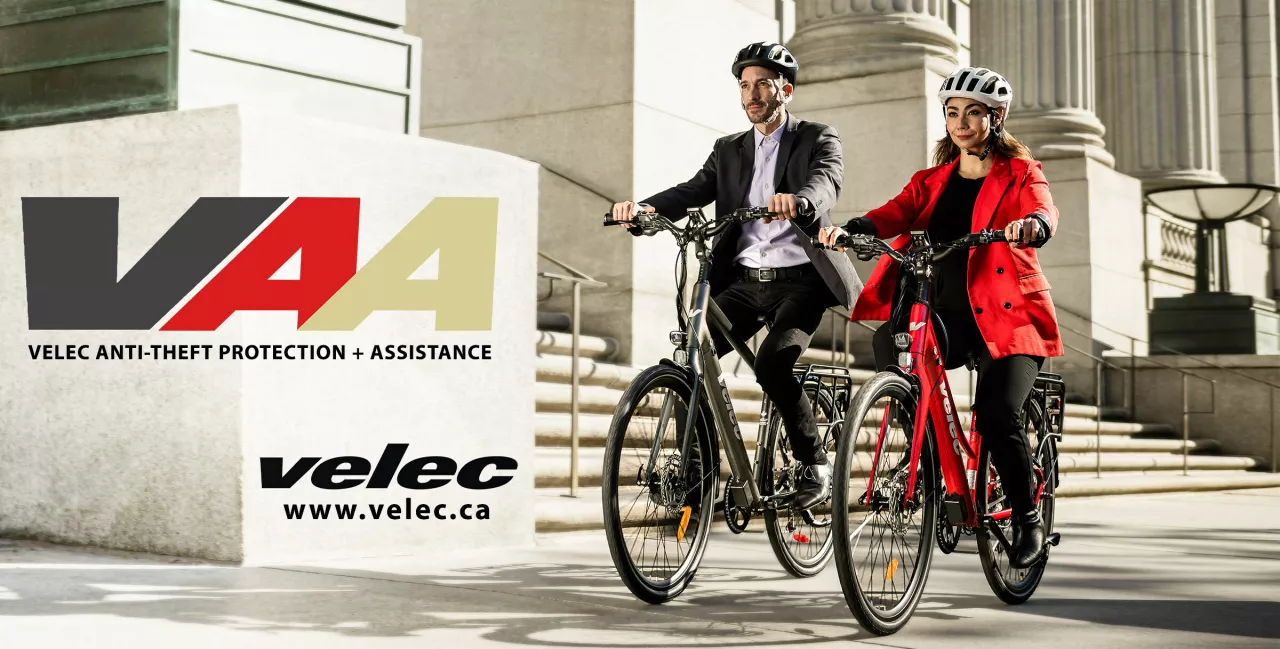 A first in the electric bicycle industry Velec Bike Owners Can Now Ride with Peace of Mind thanks to an innovative anti-theft and assistance