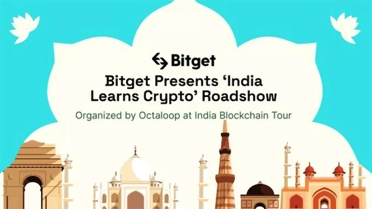 Bitget Launches 'India Learns Crypto' Roadshow To Increase Crypto Awareness