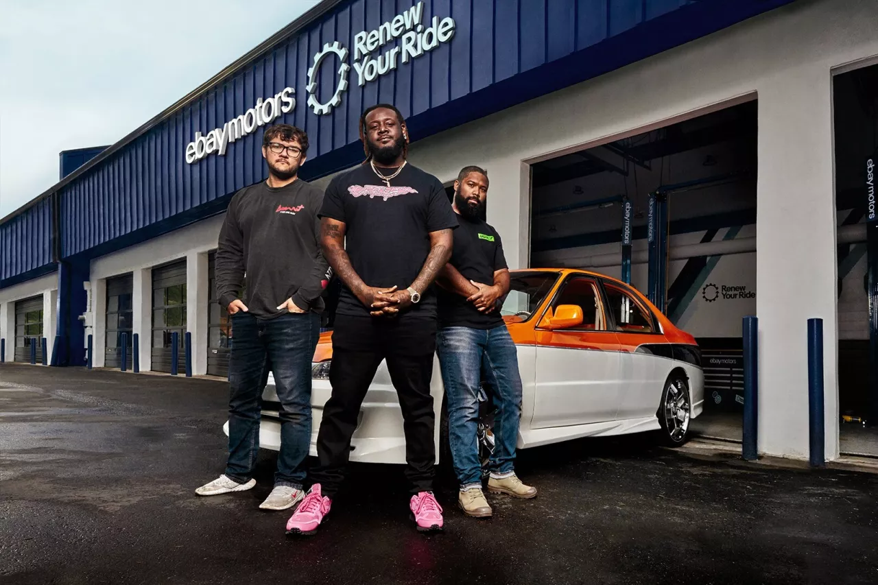 T-Pain, a self-proclaimed car enthusiast, recently worked with the crew from Donut, the automotive YouTube channel, to upgrade his beloved 1994 Honda Accord using parts and accessories backed by eBay Guaranteed Fit. img#2