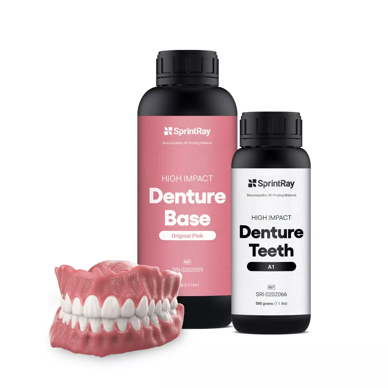 SprintRay Launches Ceramic-Infused 3D Printing Resins for High Performance Dentures img#3