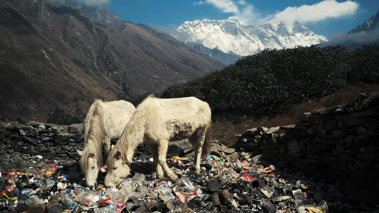 Mount Everest trash, photo by Martin Edström img#1