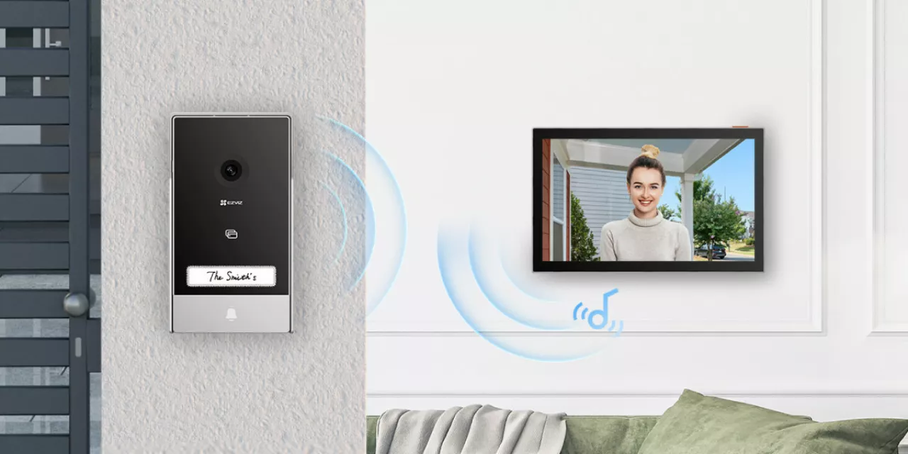 EZVIZ onthult HP7, de nieuwe generatie video-intercom met internetverbinding, om traditionele intercomsystemen in huis te vervangen