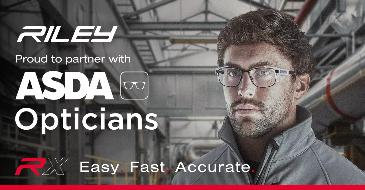 The partnership with Asda Opticians enables customers to order the high-performance Riley® RX prescription safety glasses via the state-of-the-art, simple three-step process. img#1
