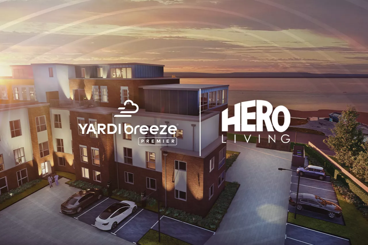 Hero Living, an SME build to rent developer and operator, has selected Yardi Breeze® Premier to provide a single solution for property marketing and management. img#1