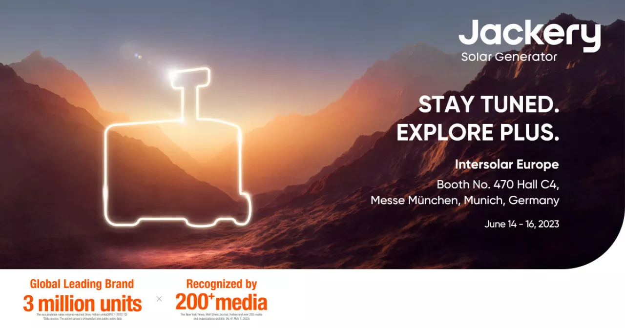 Jackery's Next-Gen Solar Generators to Land at Intersolar Europe 2023, Showcasing New Possibilities for Off-Grid Living