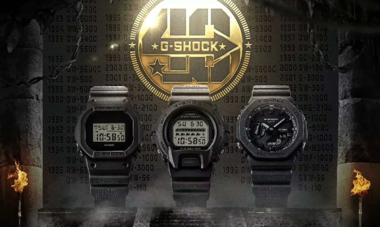 G-shock Celebrates 40th Anniversary with New Remaster Black Collection img#1
