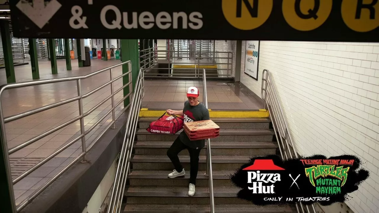 Pizza Hut Tests Underground Deliveries to Celebrate the Upcoming Release of the Teenage Mutant Ninja Turtles: Mutant Mayhem Movie img#2