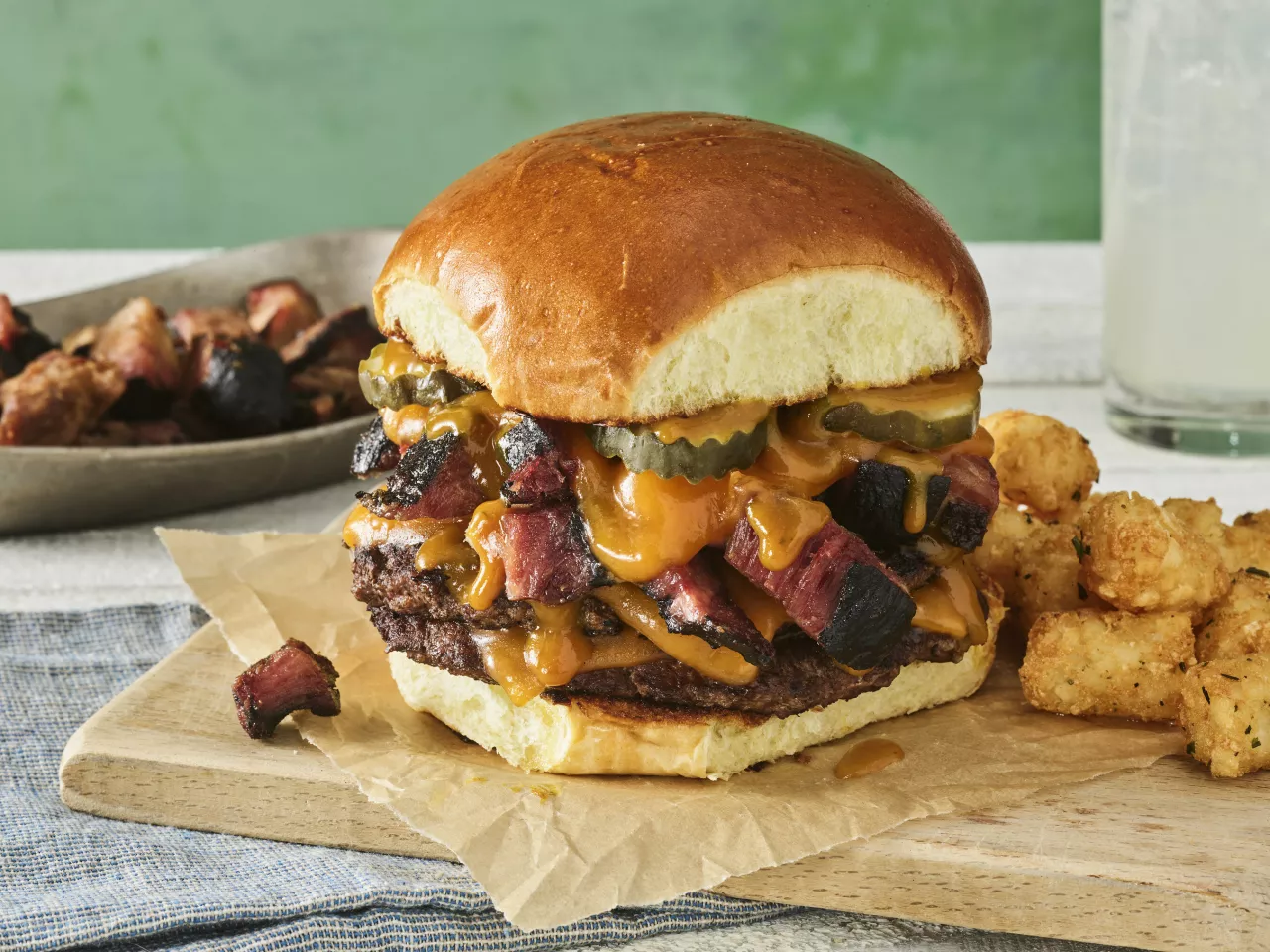 Double Carolina BBQ Burnt Ends Burger img#1